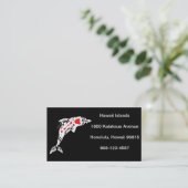 Hawaii-Inseln Visitenkarte (Stehend Vorderseite)