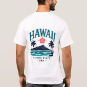 Hawaii Inselparadies T-Shirt (Rückseite)
