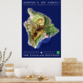 Hawaii Island Ahupuaa Poster (Küche)