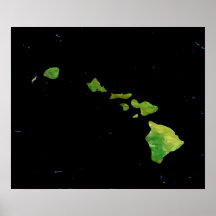 Hawaii Island Chain Poster
