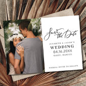 Hawaii Island Hochzeit in Urlaubsort Foto Save The Date