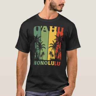 Hawaii Island Palms Oahu Honolulu Hawaii T-Shirt