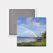 Hawaii Island Rainbow Magnet (Vorderseite/Rückseite)