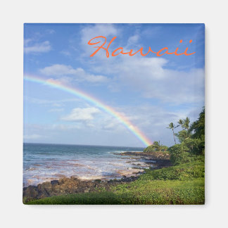 Hawaii Island Rainbow Magnet