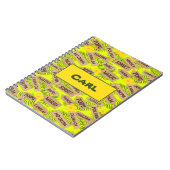 Hawaii Island Strände in Gelb Notizblock (Linke Seite)