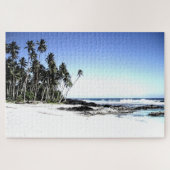 Hawaii Island Travel Beach Palmen Landschaftlich Puzzle (Horizontal)