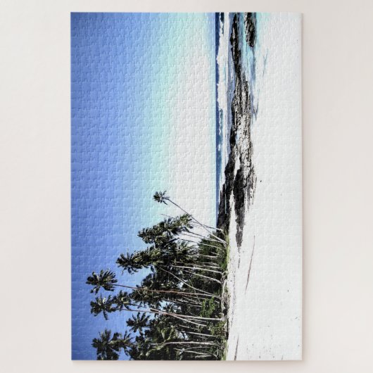 Hawaii Island Travel Beach Palmen Landschaftlich Puzzle (Vertikal)