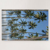 Hawaii Island Travel Exotic Beach Palm Trees Puzzle (Horizontal)