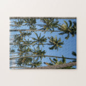 Hawaii Island Travel Exotic Beach Palm Trees Puzzle (Horizontal)