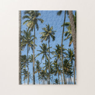 Hawaii Island Travel Exotic Beach Palm Trees Puzzle