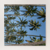 Hawaii Island Travel Exotic Beach Palm Trees Puzzle (Horizontal)