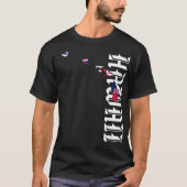 HAWAII ISLANDS HI Flag T-Shirt (Vorderseite)