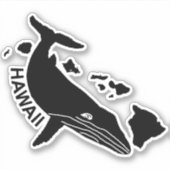 Hawaii Islands Humpback Sticker (Vorderseite)