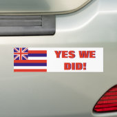 Hawaii: Ja taten wir Autoaufkleber (Auf Auto)