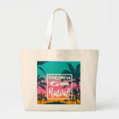 Hawaii Jumbo Stoffbeutel (Vorne)