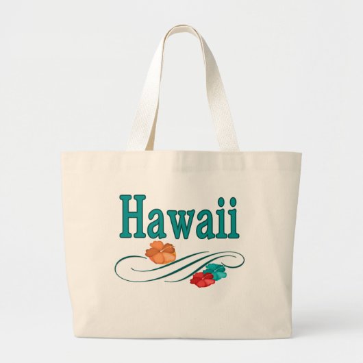 Hawaii Jumbo Stoffbeutel (Vorne)