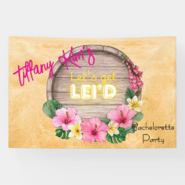 Hawaii-Junggesellinnen-Abschiedsparty  Banner
