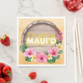 Hawaii-Junggesellinnen-Abschiedsparty Ich werde Ma Serviette (Beispiel)