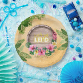 Hawaii-Junggesellinnen-Abschiedsparty Pappteller (Party)