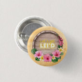 Hawaii-Junggesellinnenabschied Button (Vorne & Hinten)