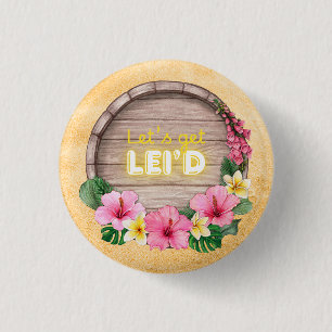 Hawaii-Junggesellinnenabschied Button