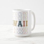 Hawaii Kaffeetasse (VorderseiteRechts)