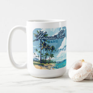Hawaii Kai Honolulu Oahu Hawaii Retro Kaffeetasse