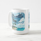 Hawaii Kai Honolulu Oahu Hawaii Retro Kaffeetasse (Vorderseite Links)
