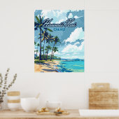 Hawaii Kai Honolulu Oahu Hawaii Retro Poster (Küche)
