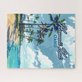 Hawaii Kai Honolulu Oahu Hawaii Retro Puzzle (Horizontal)
