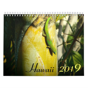 Hawaii-Kalender 2019 landschaftliche Zielorte Kalender