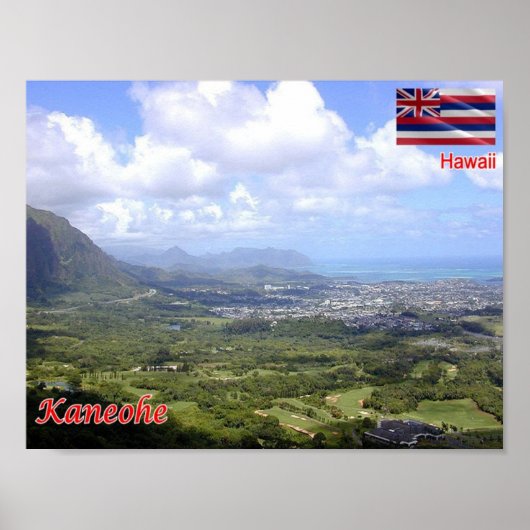 Hawaii - Kaneohe - Poster (Vorne)