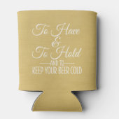 Hawaii Karte Hochzeit mit Behalt Bier Cold haben Dosenkühler (Rückseite)