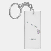 Hawaii-Karte Schlüsselanhänger (Vorderseite links)