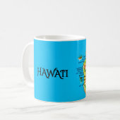 Hawaii-Karten-Tasse Kaffeetasse (Vorderseite Links)