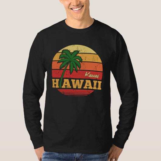 HAWAII Kauai Beautiful Vacation Retro Souvenir T-Shirt (Vorderseite)