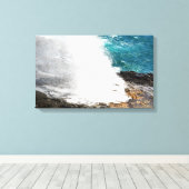 Hawaii Kauai Spouting Horn Leinwanddruck (Insitu (Holzboden))