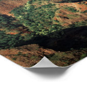 Hawaii, Kauai, Waimea Canyon Staat Park Poster (Ecke)