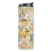 Hawaii Kawaii Strand Rave Thermosbecher (Nach links gedreht)