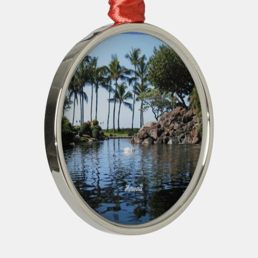 Hawaii-Keepake-Ornament Ornament Aus Metall (Rechts)
