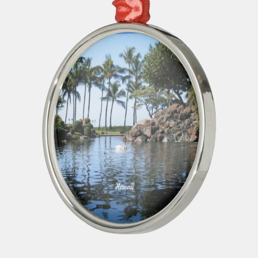 Hawaii-Keepake-Ornament Ornament Aus Metall (Links)
