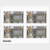 Hawaii King Kamehameha Modern Rechteckiger Aufkleber (Blatt)