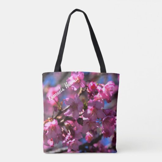 Hawaii-Kirschblüten Tasche (Rückseite)