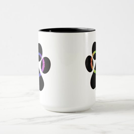 Hawaii Kitty Liebe Rainbow Tasse (Zentrum)