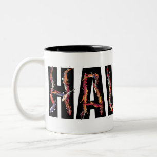 Hawaii koi Fisch Dunkelkaffee Tasse