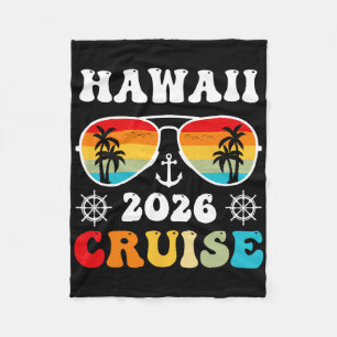 Hawaii-Kreuzfahrt 2026 Urlaubsreise passende Famil Fleecedecke