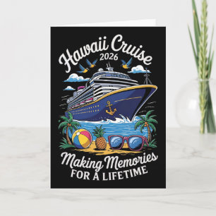 Hawaii-Kreuzfahrt 2026 Urlaubsreise passende Famil Karte