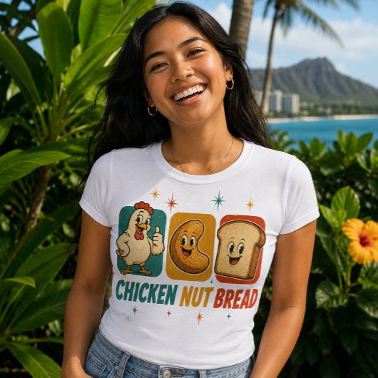 Hawaii-Kultur - Chicken Nut Bread Tri-Blend Shirt