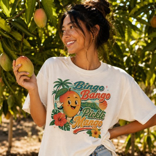 Hawaii Kultur - eingelegter Mango Tri-Blend Shirt