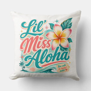 Hawaii-Kultur - Lil Miss Aloha Kissen
